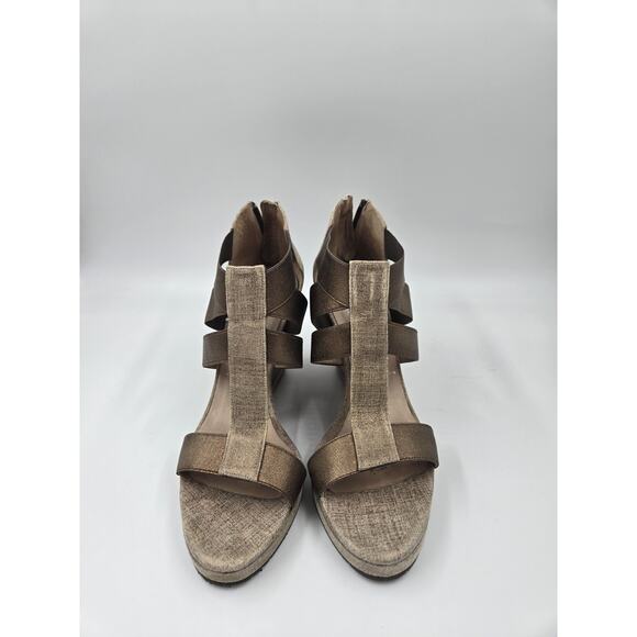Donald J Pliner Women's Bronze/Multi Color Wedges 6.5 M - Picture 3 of 7